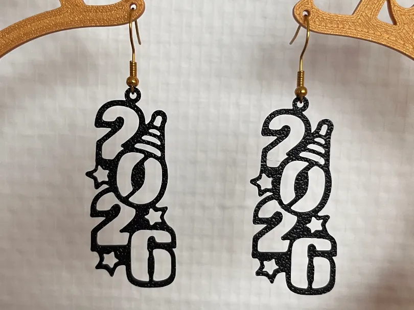 2026 Oorbellen – Feestelijk het nieuwe jaar in